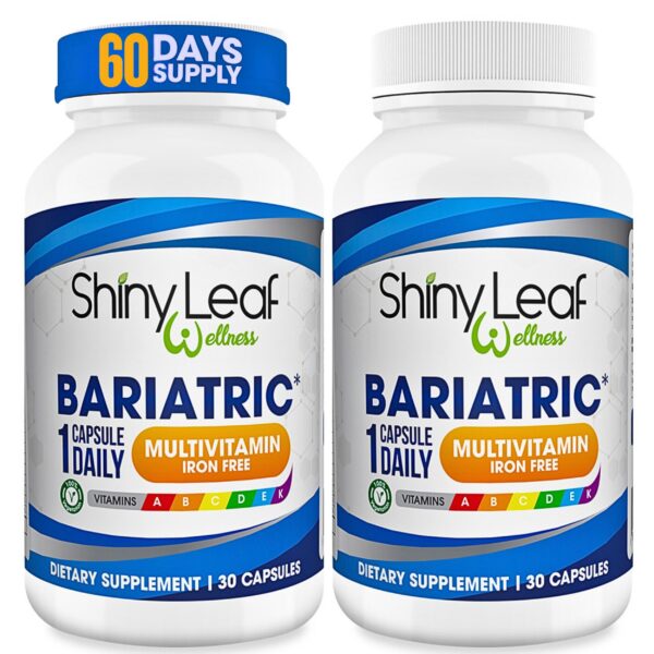 Frasco de Shiny Leaf bariátrico multivitamínico