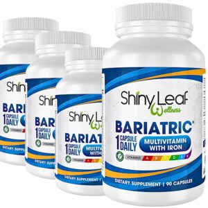 Version 1.0.0 Shiny Leaf multivitamínico bariátrico 360 cápsulas frasco