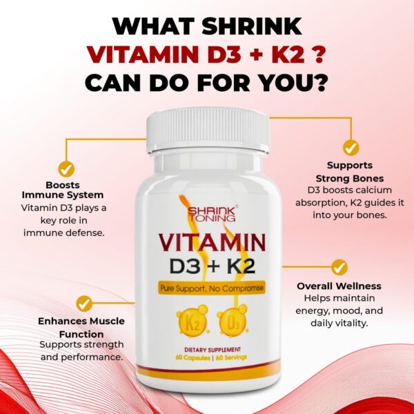 Version 1.0.0 Etiqueta frontal de shrink D3 + K2