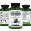 Siberian Green 6 super probióticos cápsulas para digestión saludable