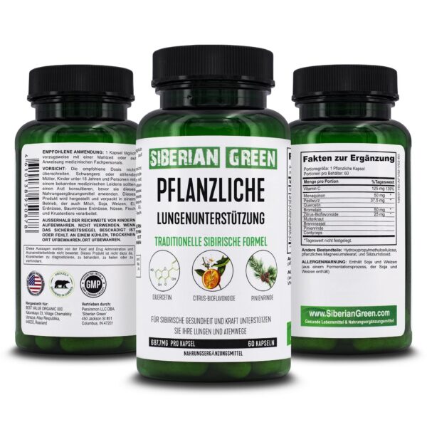 Etiqueta del producto Siberian Green