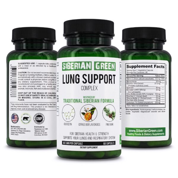 Frasco de Siberian Green Lung Support Complex