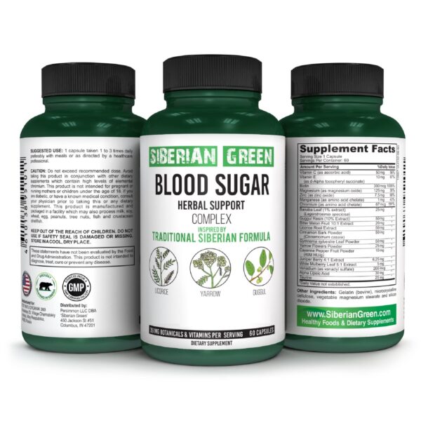 Siberian Green suplemento herbal natural con milenrama y guggul