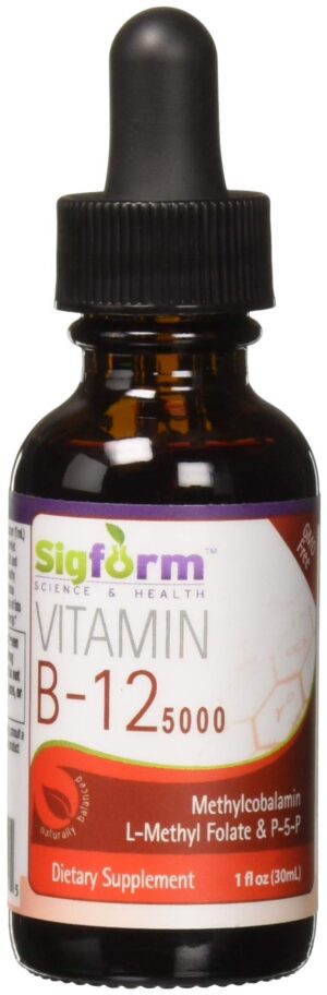 Frasco SIGFORM Vitamina B12 5000 Sublingual