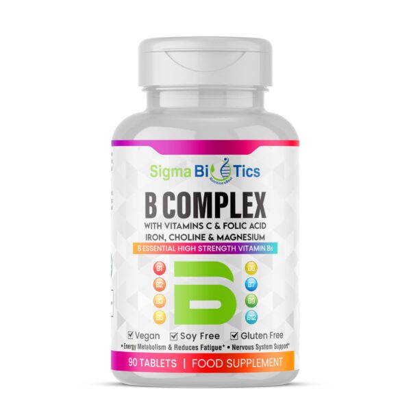 Frasco SigmaBiotics B Complex frontal