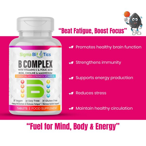 Tabletas B1–B12 SigmaBiotics