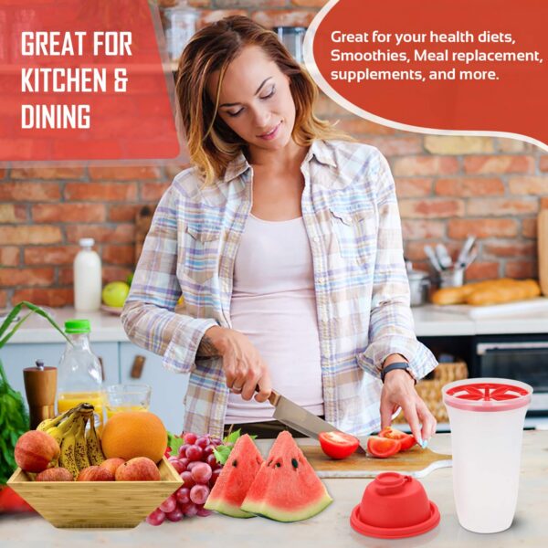 Version 1.0.0 Set de dos botellas de 17 onzas rojas y negras