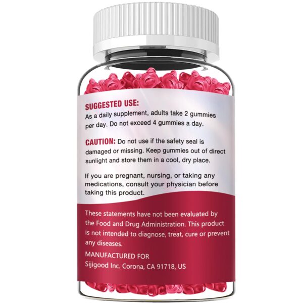 Sijigood hierro vegano - empaque trasero