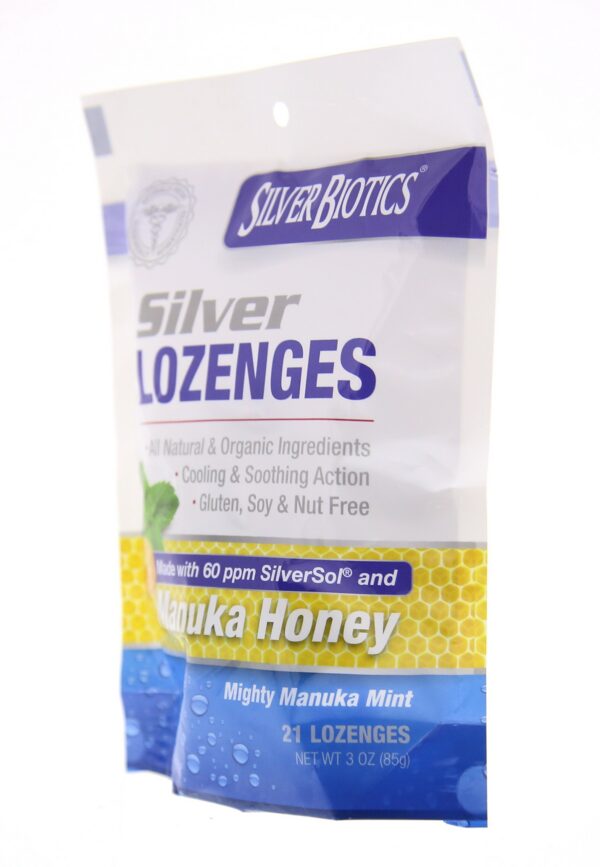 Version 1.0.0 Pastillas de plata Silver Biotics botella