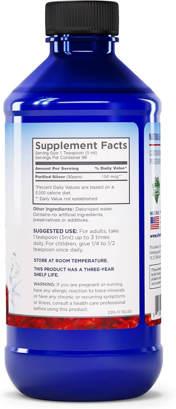 Frente del envase Silver Biotics Silversol