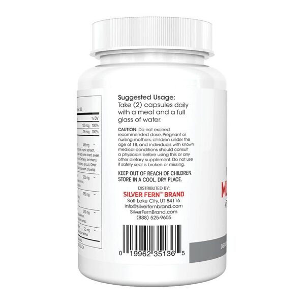 Silver Fern Whole Food multivitamínico cápsulas naturales