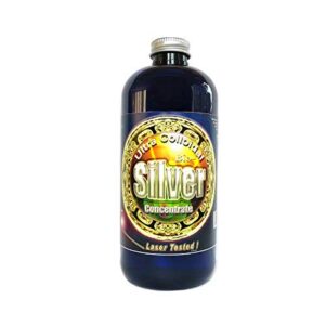Frasco de Silver MTN Minerals plata coloidal 16 oz