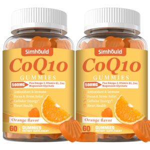 Version 1.0.0 Frente del envase Simhould CoQ10 500 mg gomitas