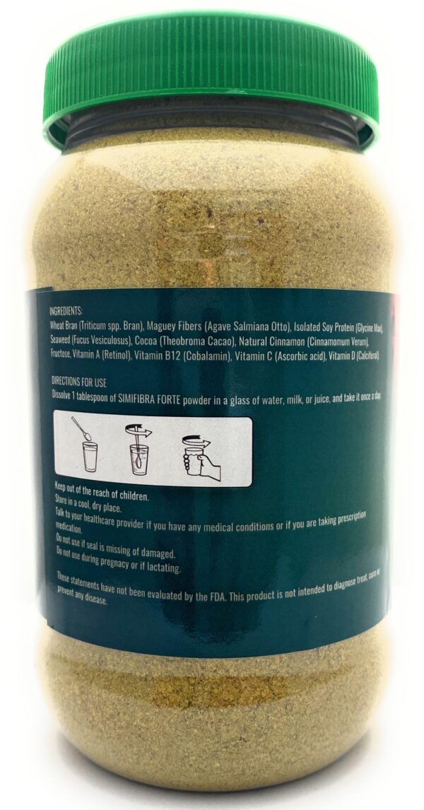 Simifibra Forte polvo para mejorar tránsito intestinal y bienestar