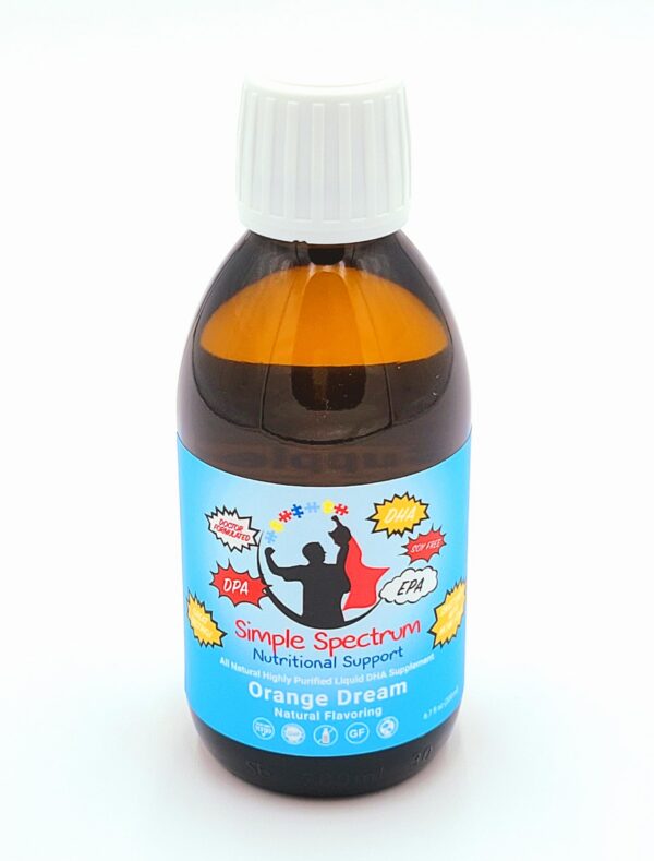 Version 1.0.0 Botella de aceite de pescado natural Simple Spectrum Omega 3 DHA