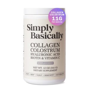 Polvo de colostro y colágeno Simply Basics