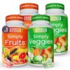 Simply Nature's Pledge Frutas y Verduras frentes