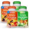 Simply Nature's Pledge suplemento con 42 frutas y verduras en cápsulas