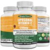 Botella Simply Potent Vitamina C liposomal 1500mg 180 cápsulas
