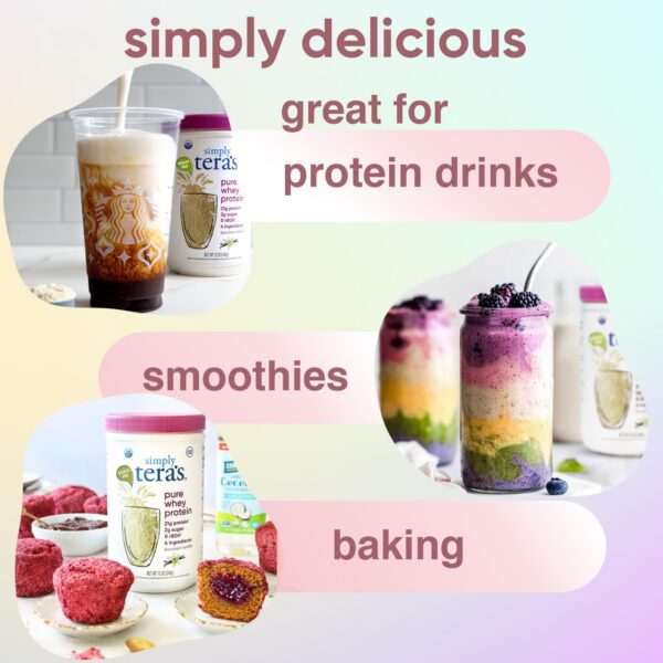 Mezcla de polvo en vaso