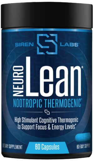 Frente del envase Siren Labs Neuro Lean Termogénico Concentrado - 60 cápsulas