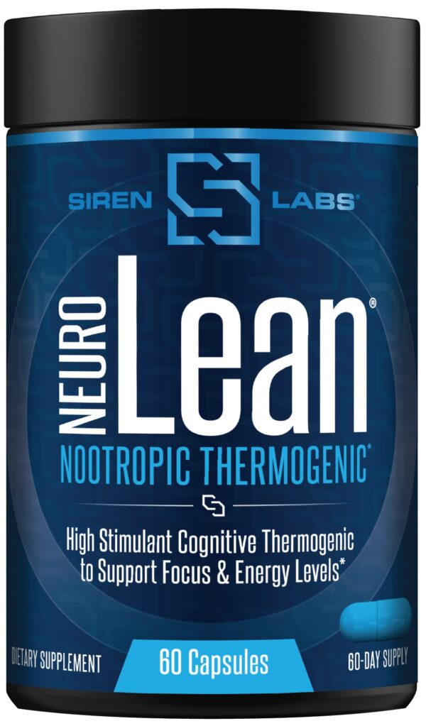 Frente del envase Siren Labs Neuro Lean Termogénico Concentrado - 60 cápsulas