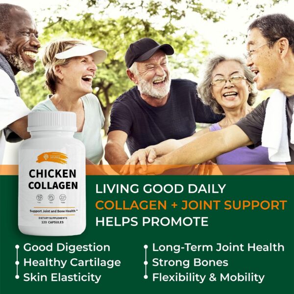 Version 1.0.0 Etiqueta lateral de SIRUNES Cápsulas de Colágeno de Pollo Tipo II