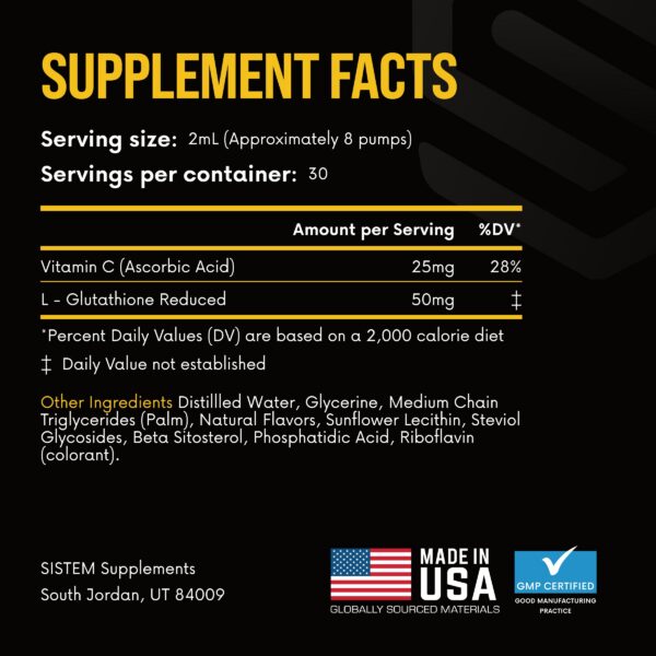 Etiqueta del spray liposomal