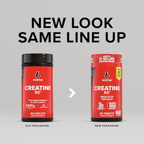 Etiqueta de Six Star Creatine X3