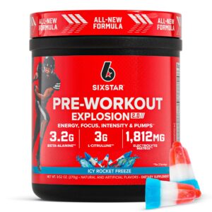 Six Star pre-entrenamiento ICY Rocket Freeze envase frontal