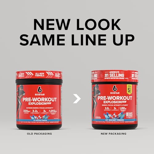 Etiqueta SIXSTAR Pre-Workout Explosion 2.0