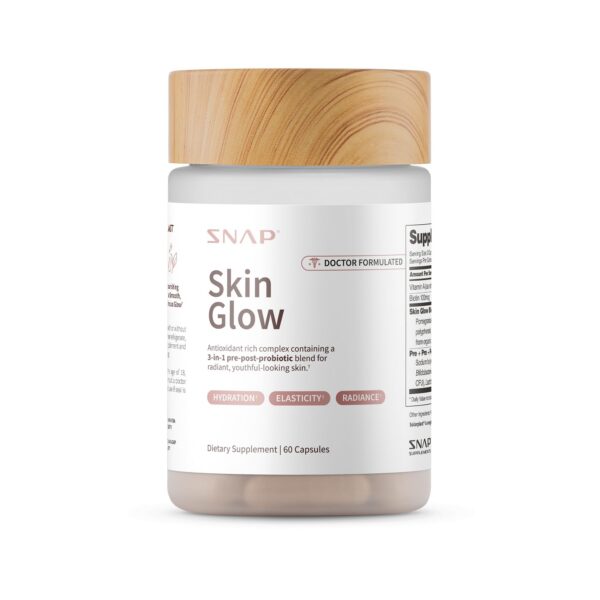 Etiqueta frontal de Skin Glow 3 en 1