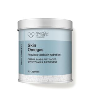 Skin Omegas etiqueta y cápsulas