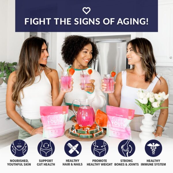 Frasco y etiqueta de colágeno multicollagen