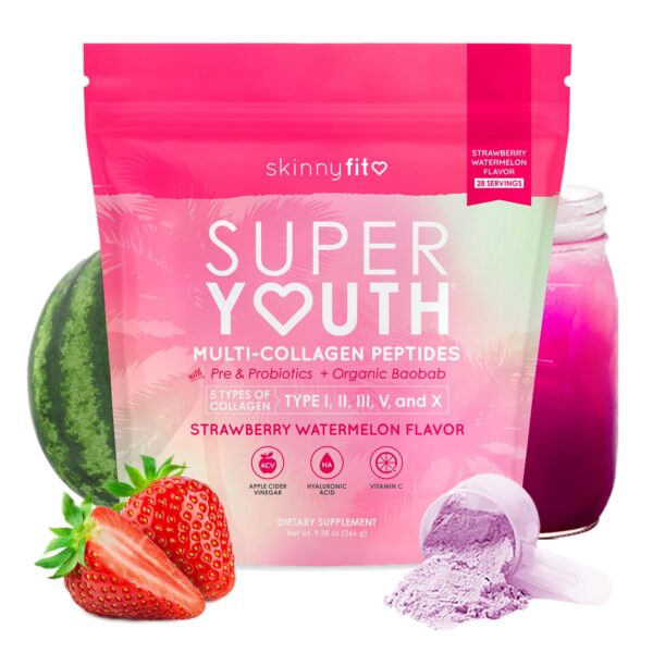 Frente del envase SkinnyFit Super Youth Colágeno