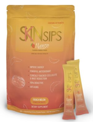Version 1.0.0 SkinSips mezcla para piel Mango frente