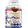 Frasco y etiqueta Slapshot Nutrition Kids Multivitamin Gummies