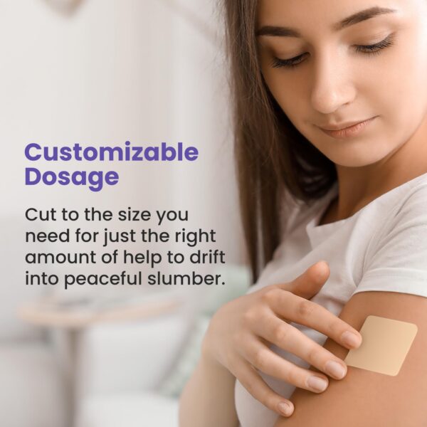 Sleep Connection parches melatonina en mano