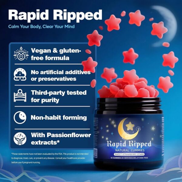 Gomitas sleep+ con acción rápida para sueño profundo