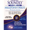 Sleep Soundly melatonina melts 5mg sabor berries ayuda dormir