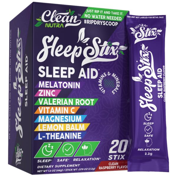 Polvo morado Sleep Stix en sobre