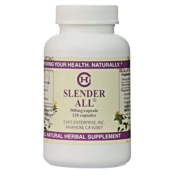 Slender All frasco y etiqueta