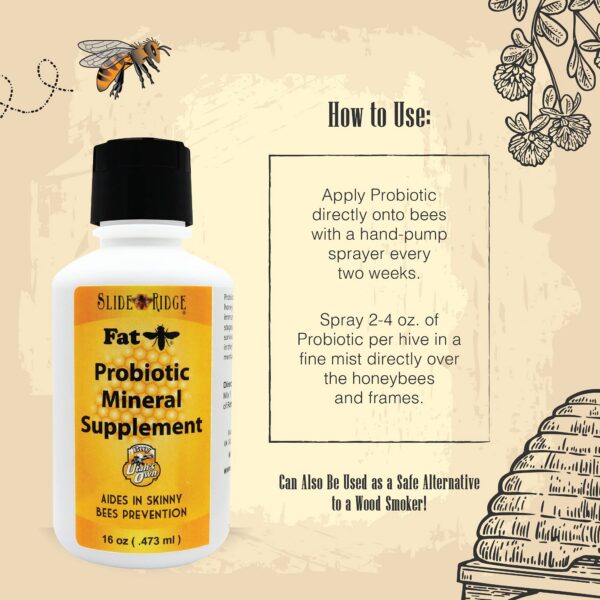 Suplemento Slide Ridge Fat Bee dosificador para alimentación de abejas