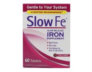 Frente de la caja Slow Fe Slow Release Iron