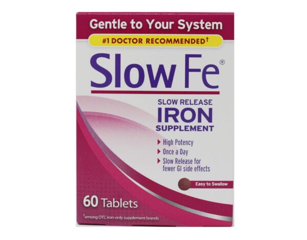 Frente de la caja Slow Fe Slow Release Iron