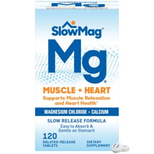 Frasco Slow-Mag Mg Muscle + Heart frente