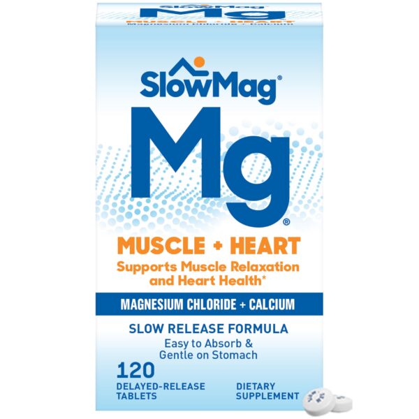 Frasco Slow-Mag Mg Muscle + Heart frente