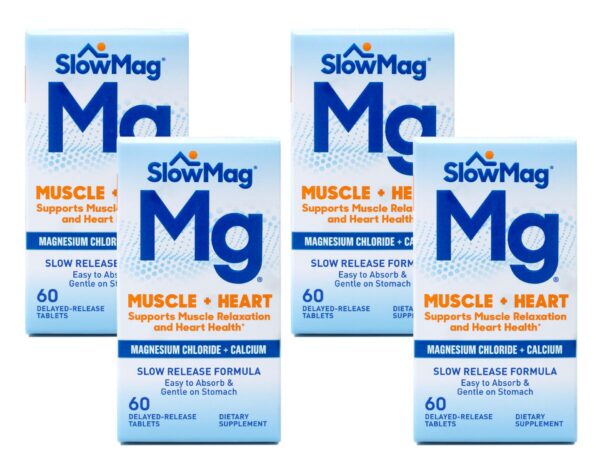 Frente de la botella Slow-Mag MgCl2 con calcio