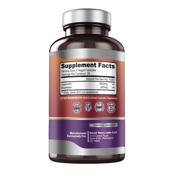 Capsulas veganas Quercetina Bromelina