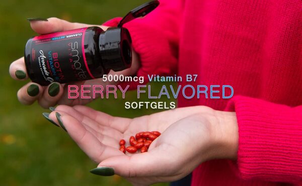 Etiqueta Smarter Biotin 5000mcg